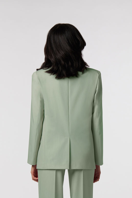 Blazer Asolo Oblise in crêpe fluido, colore rosa