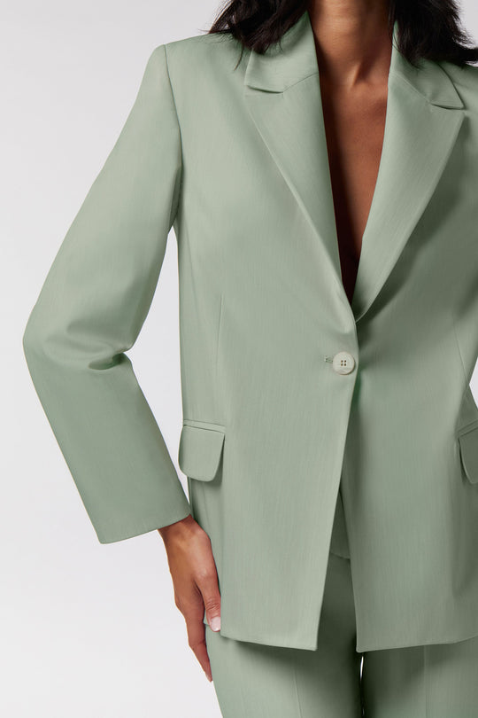 Blazer Asolo Oblise in crêpe fluido, colore rosa