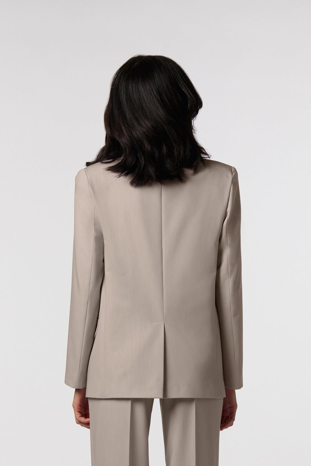 Blazer Asolo Oblise in crêpe fluido, colore rosa