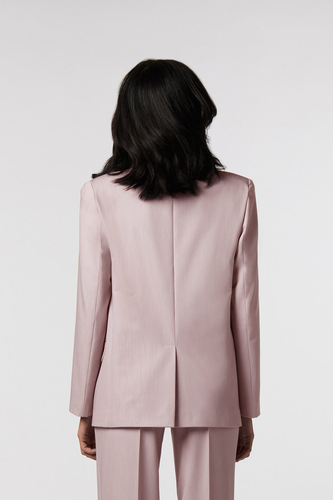 Blazer Asolo Oblise in crêpe fluido, colore rosa