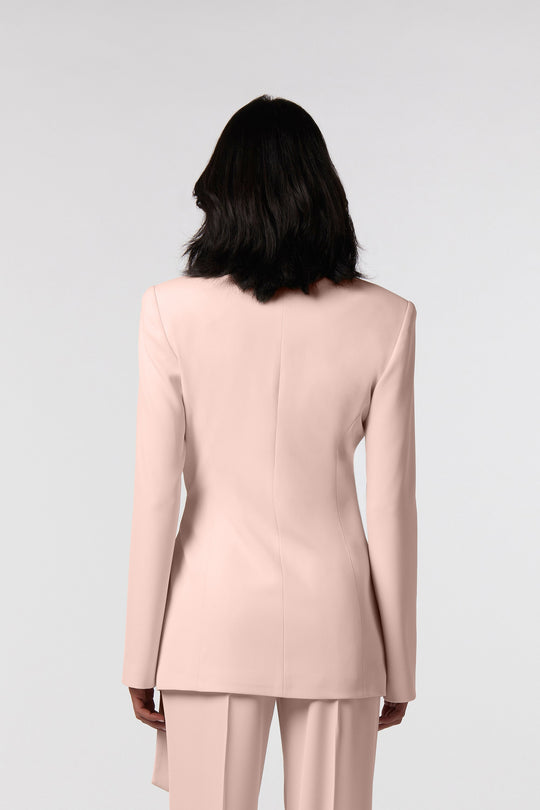 Blazer Todi Oblise in raso opaco, colore rosa