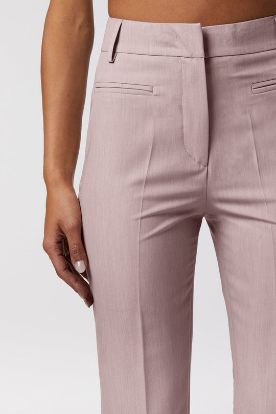 Coordinato Tropea Oblise in crêpe fluido, colore rosa