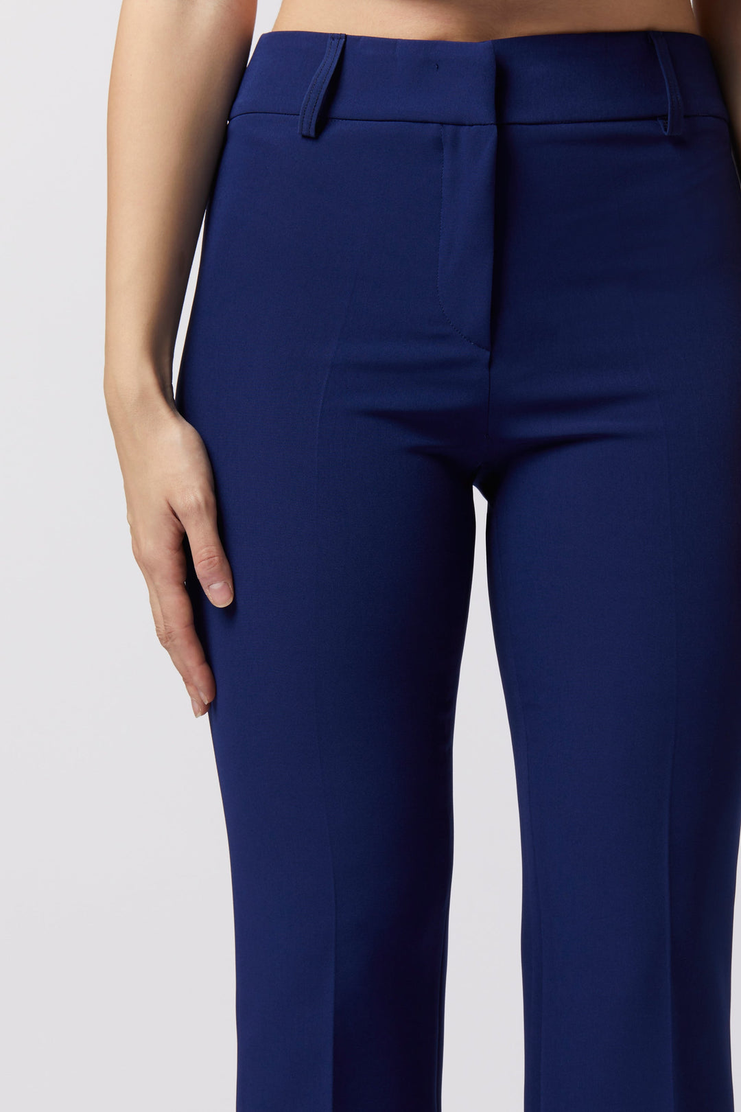 Tailleur Cortona Oblise in lana stretch, colore blu