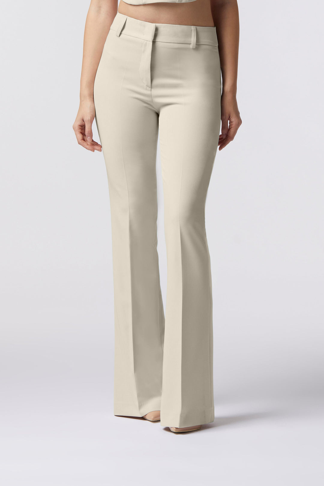 Tailleur Cortona Oblise in lana stretch, colore avorio