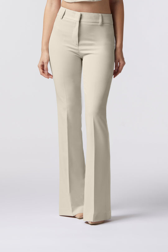 Tailleur Cortona Oblise in lana stretch, colore avorio