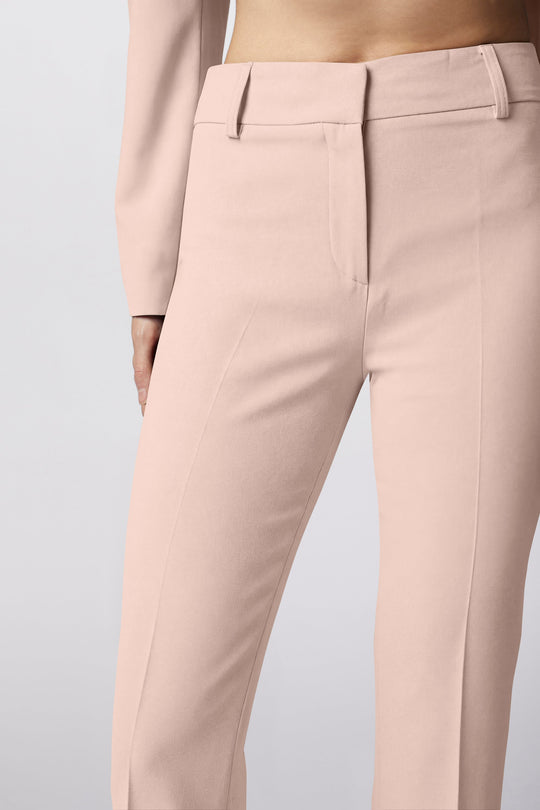 Tailleur Positano Oblise in raso opaco, colore rosa